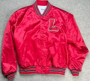 Swingster Vintage NCAA Louisville Cardinals Satin Bomber Jacket Size XL - Bild 1 von 12