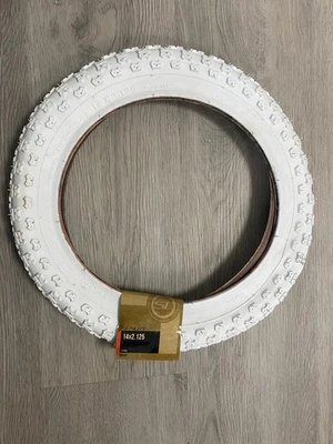 Sunlite MX3 14'' x 2 1/4'' White Bicycle Tire - Image 1 of 2