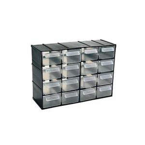 CASSETTIERA IMPILABILE PORTA MINUTERIA 16 SCOMPARTI 22X8,5XH15,6 CM (16000) - Foto 1 di 1