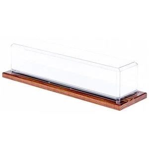 Mirror Acrylic Display Case for 1:64 Truck Wood Base - 15 5/8" x 3 5/8" x 3 1/8" - Picture 1 of 3