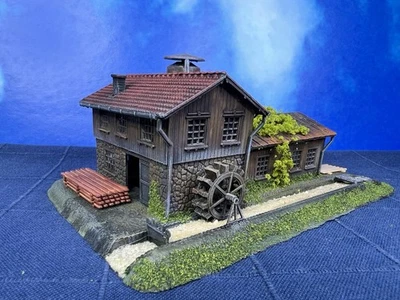 Pola Spur N 282 Sägemühle Mühle Sägewerk Gebäude Häuser Patiniert Gealtert - Bild 1 von 4