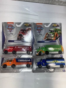 lot of 4 Paw Patro lBIG TRUCK PUPS chase zuma marshall Rocky - Picture 1 of 5