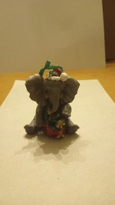 The Danbury Mint "El adorno animal bebé" elefante con sombrero y saco - Imagen 1 de 12