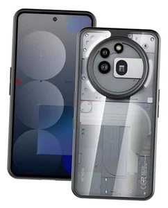 Funda Transparente para Nothing Phone (3a) Pro, Tapa Dura PC y Suave TPU Parachoques [No - Imagen 1 de 8