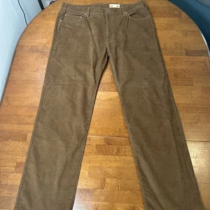 Pantalone uomo Orvis cinque tasche in velluto a coste taglia 40x32 marrone - Foto 1 di 12