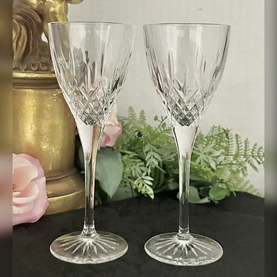 Copas de agua/copas de vino Royal Doulton Earlswood de 7,5" de alto copas vintage 2 Foto 1 de 4