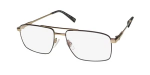 NEW CHOPARD VCHF56 EYEWEAR ITALY 57-16-145 MENS METAL & PLASTIC SQUARE 08FW - Picture 1 of 8