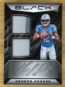 2023 Panini Black Rookie Signature Materials Hendon Hooker RC #/99 RPA Auto - Picture 1 of 2