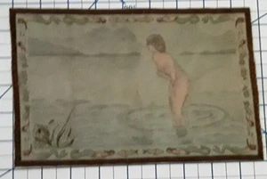 RARE c1911 SEPTEMBER MORN Art Masterpiece by Paul Emile' Chabas Bathing Beauty - Picture 1 of 2