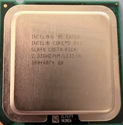 TESTED Intel Core 2 Duo E6550 2.33GHz CPU Socket LGA775 Dual Core Processor - Image 1 of 2