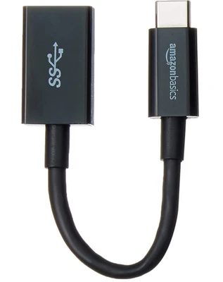 Amazon Basics Adapterkabel Konverter USB 3.1 USB-C - USB-A Stecker 5 Gbit Kabel - Bild 1 von 4