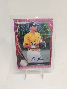 2021 Prizm Draft Picks #PDP215 Erik Rivera Pink Velocity Prizm Auto ANGELS - Picture 1 of 2