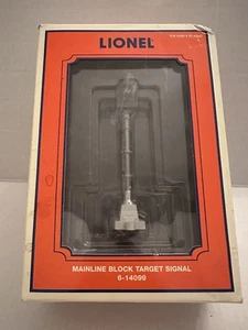 LIONEL O MAINLINE BLOCK TARGET SIGNAL (6-14099) W/153C CONTACTOR - Picture 1 of 7