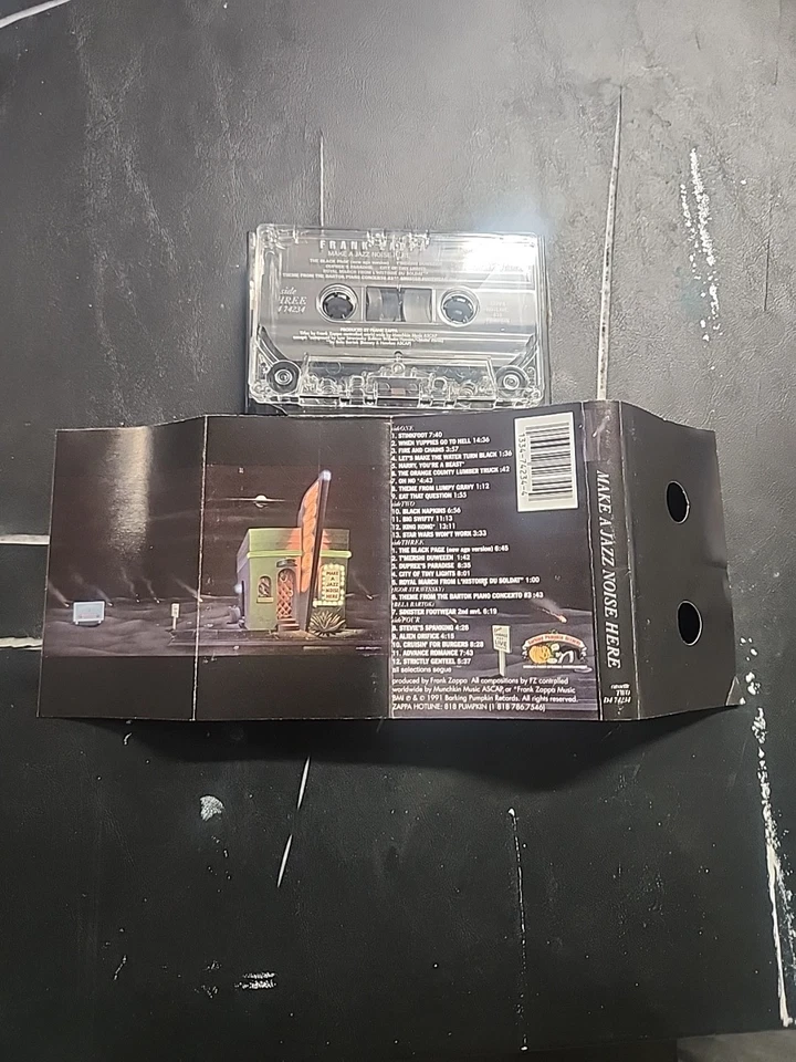 Frank Zappa - Make a Jazz Noise Here Double  Cassette Tape 1991 Barking Pumpkin - Image 1 of 1