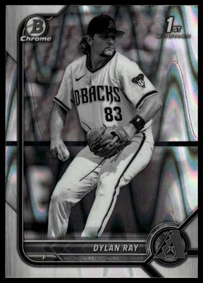 2022 Bowman Draft #BDC-191 Dylan Ray Chrome Black & White RayWave Refractor - Image 1 of 2