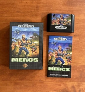 Mercs (Sega Genesis) Excellent Condition CIB Complete & Tested - Ships Fast - Picture 1 of 8