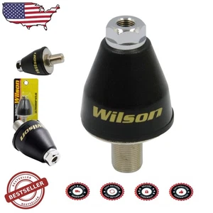 Black CB Antenna Stud Mount SO-239 ABS Gum Drop Design - Picture 1 of 12