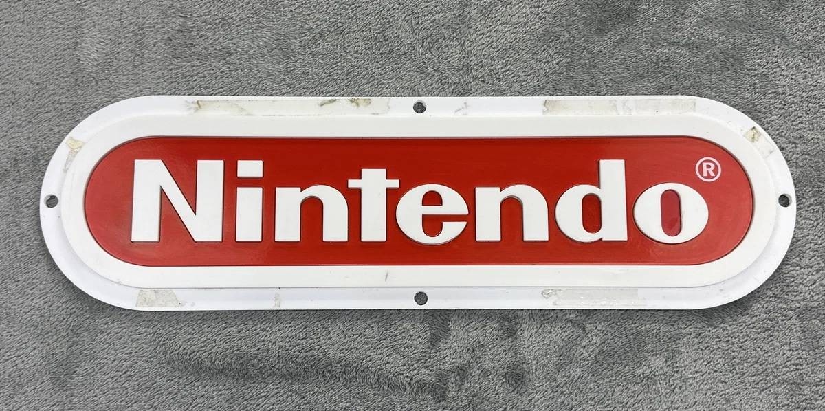 任天堂看板 World of Nintendo acrylic / plexiglass sign – Arcade Art Shop