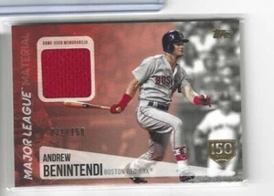 2019 TOPPS UPDATE ANDREW BENINTENDI Red Sox JERSEY MATERIAL RELIC 031/150 - Picture 1 of 1