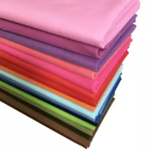 17 Pieces Plain Cotton Printed Fabric Haggis Pre-Cut Cloth Set Patchwork Fabric - Picture 1 of 5