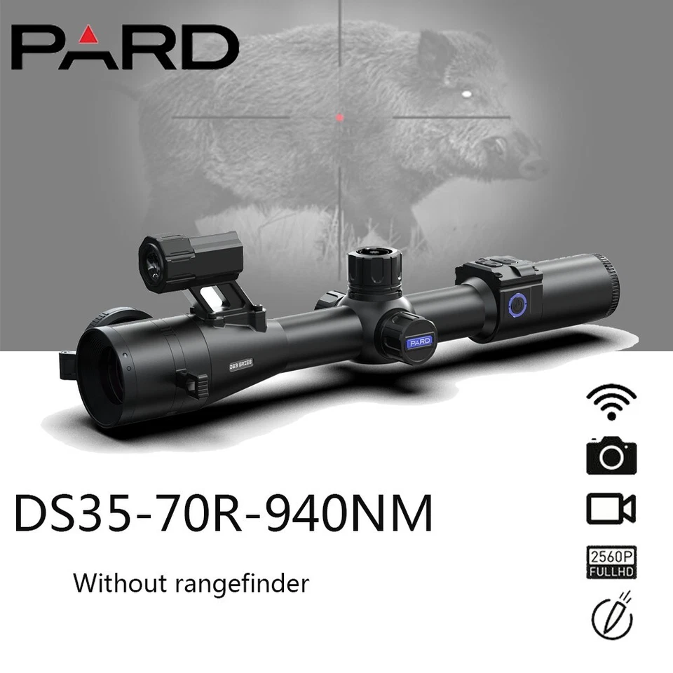 PARD DS35 Digital Night Vision Rifle Scope 2K HD shooting camera DS35-70-850
