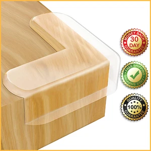 8-PACK BABY PROOFING CORNER PROTECTOR Furniture Table Edges Protectors Guards - Picture 1 of 8