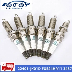 New 6x Double Iridium Spark Plug For Nissan Infiniti 22401-JK01D FXE24HR11 3457 - Picture 1 of 5