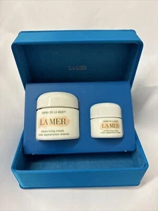 La Mer The Creme De La Mer Duet Moisturizing Cream Keepsake Box Set~2 oz 0.5 oz - Picture 1 of 6