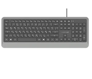 Russisch-Ukrainisch-Deutsche USB Tastatur mit sanften Tasten | LUCER-DR523 - Bild 1 von 3