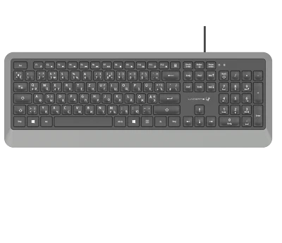 Teclado USB Ruso-Ucraniano-Alemán con Teclas Suaves | LUCER-DR523 - Imagen 1 de 3