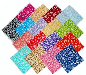 15 10" Quilting Fabric Layer Cake Squares Beautiful "Sunshine" daisy NEW ITEM - Picture 1 of 1