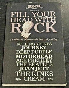 *Classic* Rock Paperback Book Fill Your Head With Rock + More - Picture 1 of 2