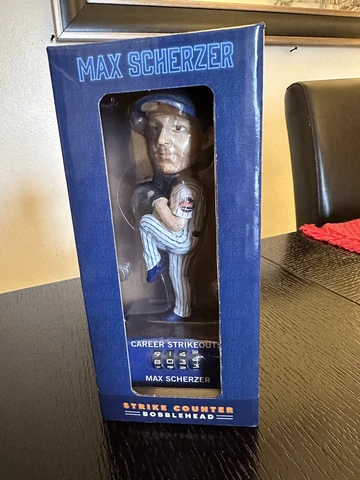 Max Scherzer New York Mets Bobblehead Strike Counter Citi Field SGA 8/26/2022 Cover