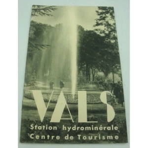 Brochure Vals les Bains - Station hydrominérale - Centre de Tourisme - Ardèche - Imagen 1 de 4