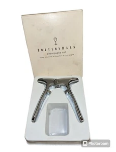 Pottery Barn Champagne Bottle Opener Barware ITALY ++ Missing Stopper++ - Picture 1 of 1