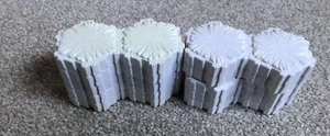 Heroscape 10 x 2 - Hex Snow Tiles - Picture 1 of 3