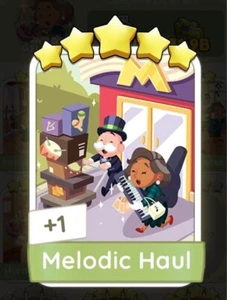Melodic Haul Monopoly GO 5 Star Sticker Fast Delivery ~