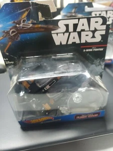 Hot Wheels Starships Star Wars Poes X-Wing Fighter w/ Flight Stand 2015 - Picture 1 of 7