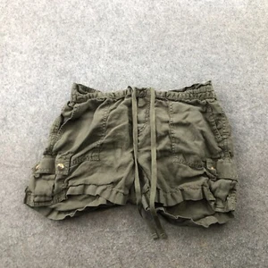 Caslon Shorts Womens Small Green Cargo Pockets Military Surplus Drawstring - Picture 1 of 10