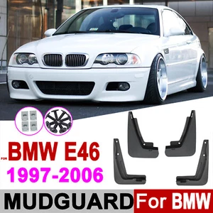 For BMW 3-Series E46 330i 340i 1997 - 2006 Mudguards Mud Flaps Splash Guards - Picture 1 of 6