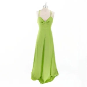 Moschino Cheap and Chic Maxi Dress Bright Green 8 sweetheart bow coquette girl - Picture 1 of 15