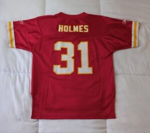 Vintage Reebok NFL Kansas City Chiefs Priest Holmes #31 Jersey Size Youth L