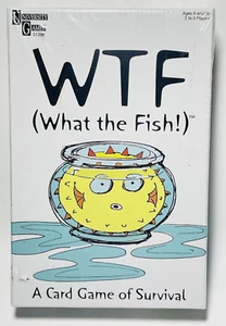 WTF What the Fish A Card Game of Survival Family/Strategy University NEW. - Picture 1 of 7