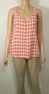 Time And Tru leichte Tanktops Leinenmischung gewebt ärmellos V-Ausschnitt - Bild 1 von 21