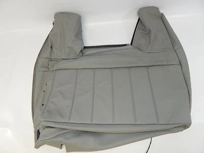 New OEM 2003-2005 VW Touareg Rear Right Passenger Seat Back Cover Leather Gray - Image 1 of 4