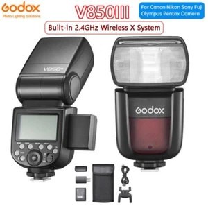 Godox V850III 2.4G Wireless Flash Speedlite for Canon Nikon Sony Fuji Olympus - Picture 1 of 13