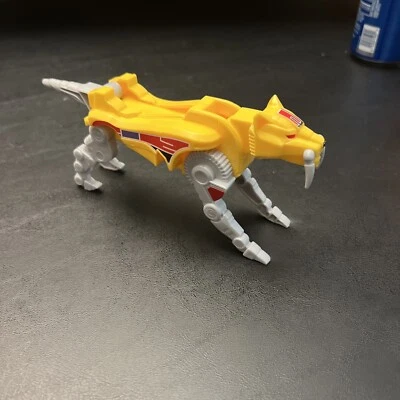 电力别动队黄色剑齿虎 Megazord 腿部部件万代 2020 — 第 1/2 张图片