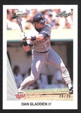 DAN GLADDEN 2012 LEAF MEMORIES #254 SILVER 1990 BUY BACK TWINS 20/20 SP