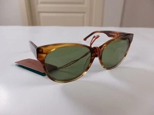 (SIN IMPUESTO ADUANERO) LORO PIANA Freetime acetato marrón ovalado N.P.E.L.P. gafas de sol - Imagen 1 de 10