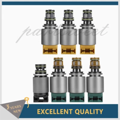 7pcs Valve Body Solenoids For 01-11 BMW 325i 335is 535i 328i ZF6HP19 6HP21 6HP26 - Image 1 of 4